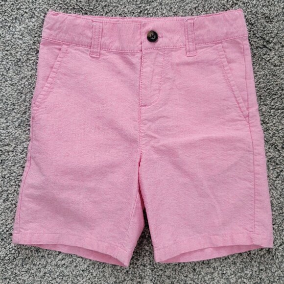 Boys Janie & Jack pink Variegated Shorts 5 Adjustable waist - Picture 1 of 8